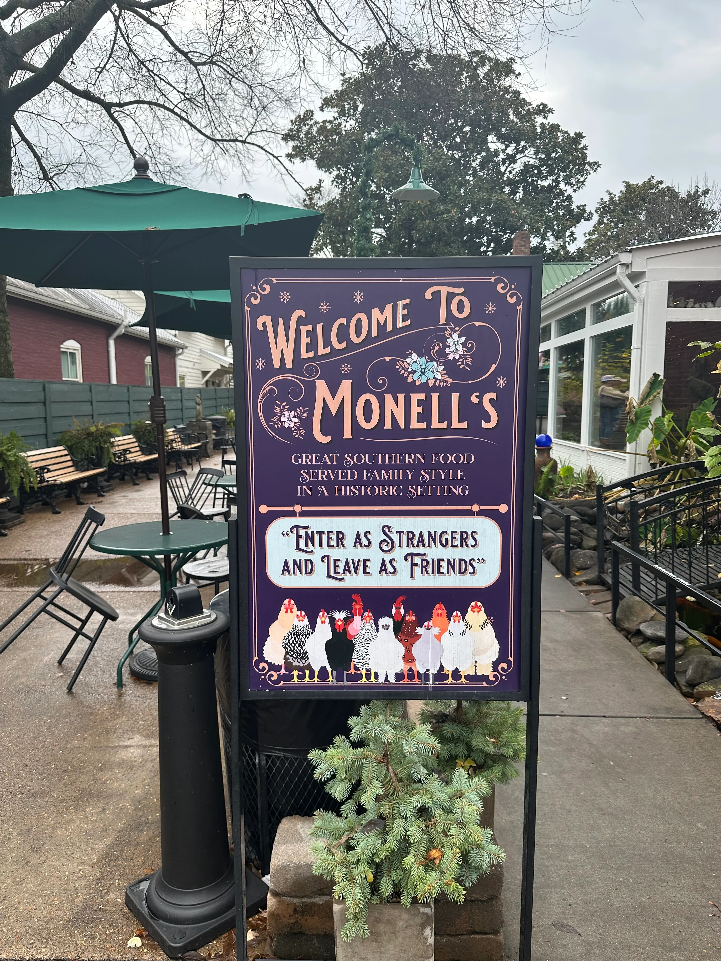 The historic Monell's building in Germantown